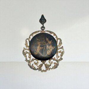 Vintage Siam Sterling Pendant